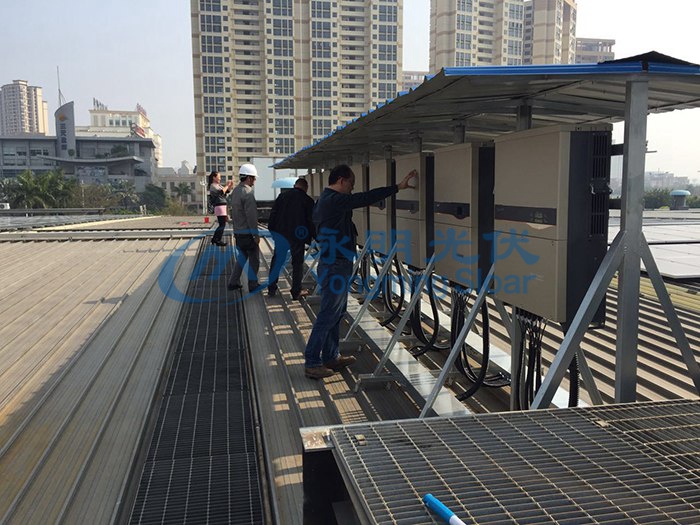 東莞市萬江區(qū)萬江麥德龍商場500KW光伏發(fā)電項目