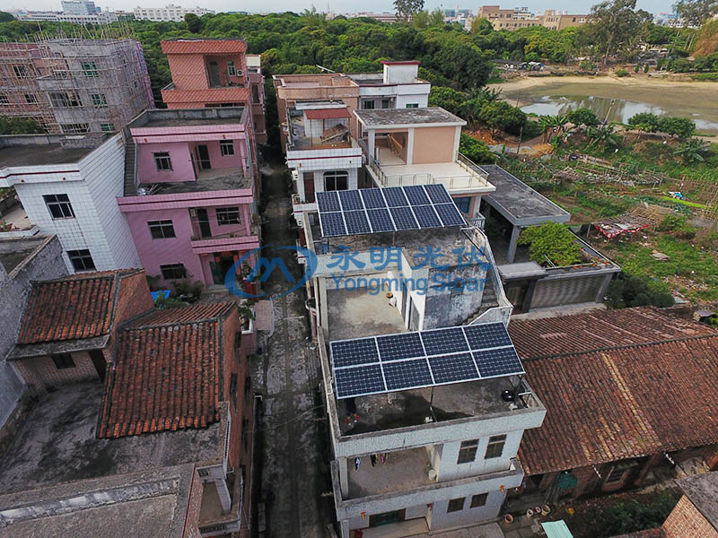 東莞茶山鎮陳先生5KW家庭光伏發電