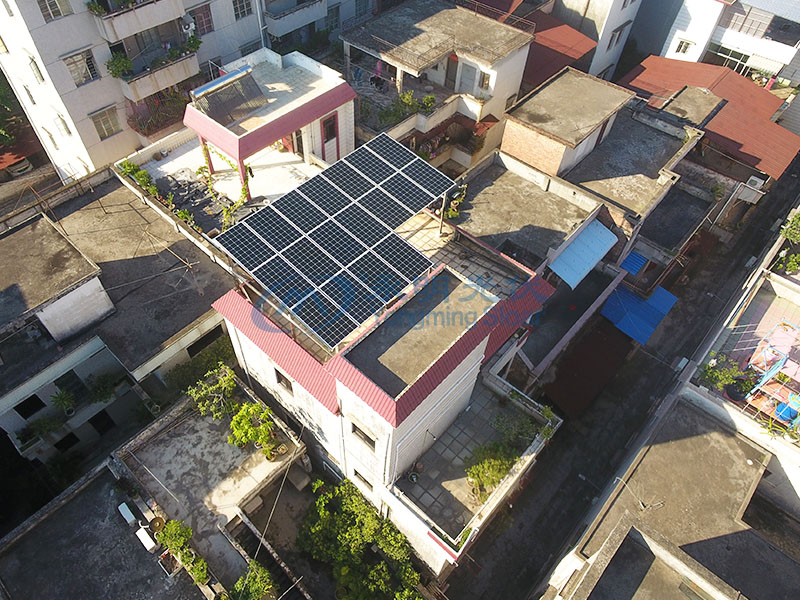 東莞市莞城區(qū)5.4KW家庭光伏發(fā)電項(xiàng)目